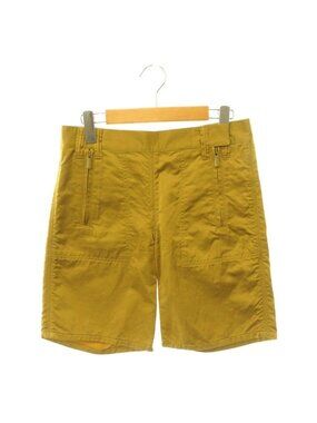 Bottega Veneta Shorts Silk Blend 38 Mustard Color HS
